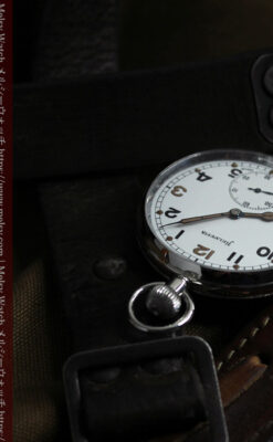 英国陸軍支給品 ヘルヴェティアのアンティーク懐中時計 【1940年頃】-P2331-11