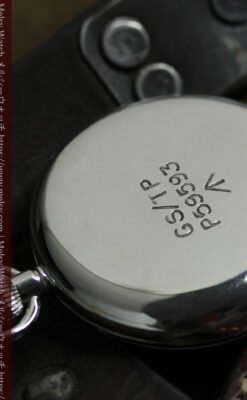 英国陸軍支給品ヘルヴェティアのアンティーク懐中時計 【1940年頃】-P2331-12