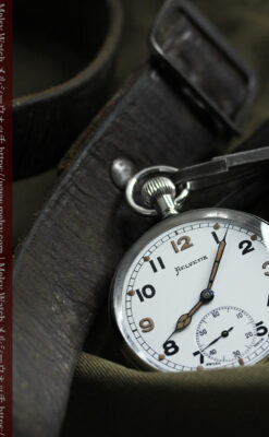 英国陸軍支給品 ヘルヴェティアのアンティーク懐中時計 【1940年頃】-P2331-15