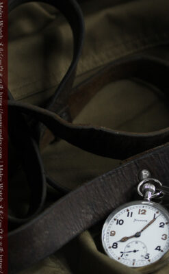 英国陸軍支給品 ヘルヴェティアのアンティーク懐中時計 【1940年頃】-P2331-16