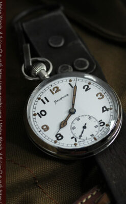 英国陸軍支給品 ヘルヴェティアのアンティーク懐中時計 【1940年頃】-P2331-6