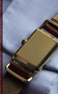 着け方２通り 趣きあるハミルトンのアンティーク腕時計 【1940年頃】-W1570-18