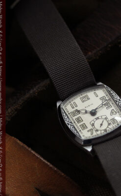 昭和初期 趣きあるエルジンのアンティーク腕時計 【1930年頃】-W1571-10