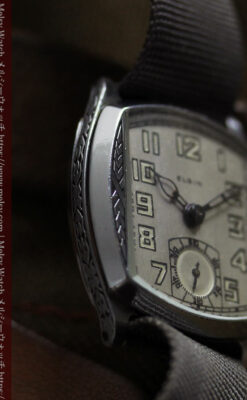 昭和初期 趣きあるエルジンのアンティーク腕時計 【1930年頃】-W1571-13