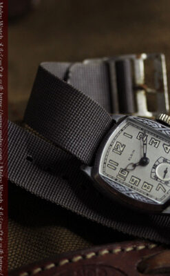 昭和初期 趣きあるエルジンのアンティーク腕時計 【1930年頃】-W1571-14