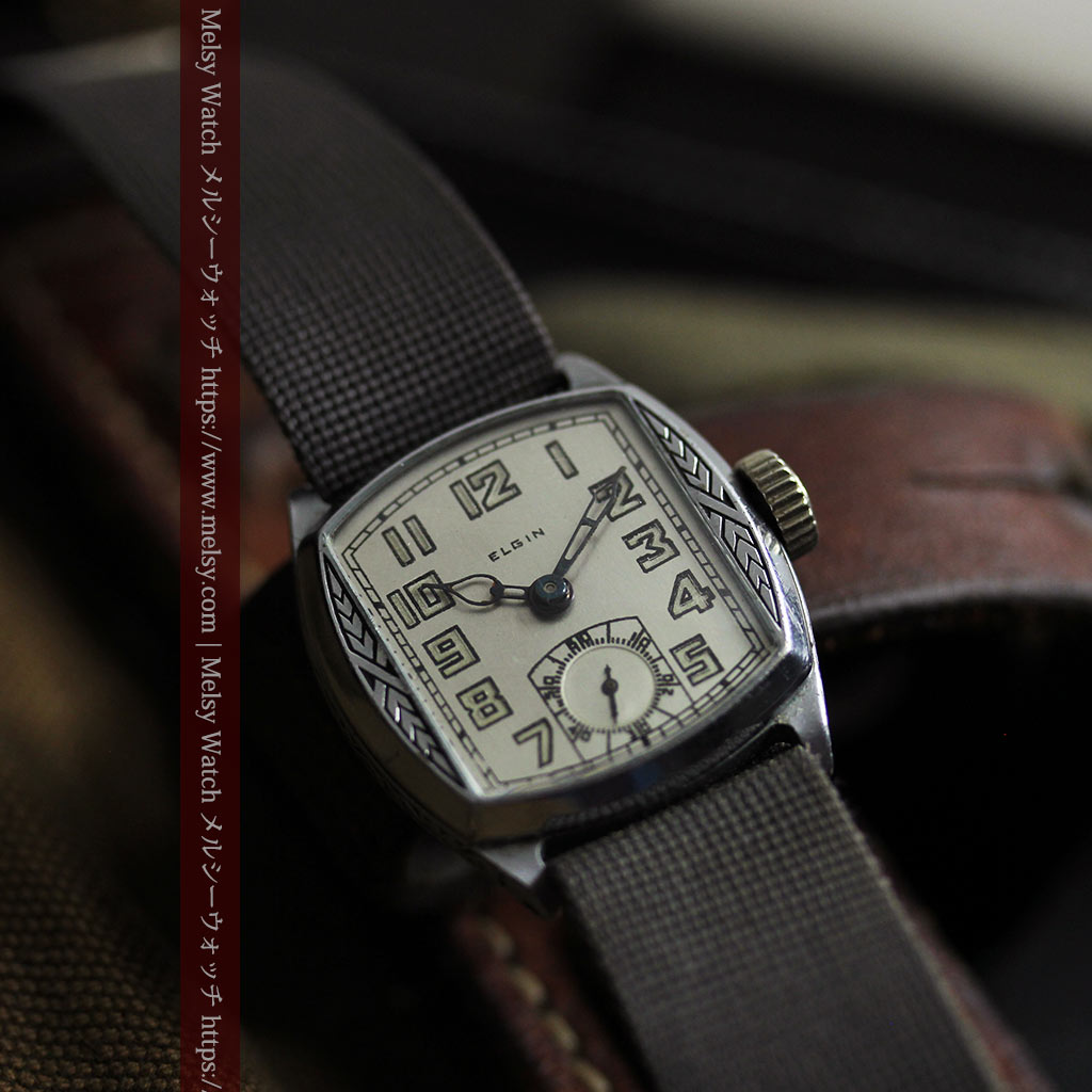 昭和初期 趣きあるエルジンのアンティーク腕時計 【1930年頃】