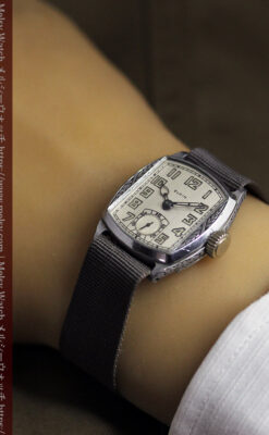 昭和初期 趣きあるエルジンのアンティーク腕時計 【1930年頃】-W1571-20