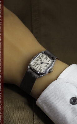 昭和初期 趣きあるエルジンのアンティーク腕時計 【1930年頃】-W1571-21