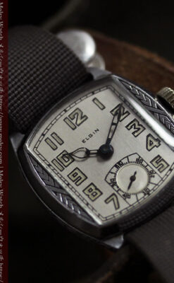 昭和初期 趣きあるエルジンのアンティーク腕時計 【1930年頃】-W1571-4