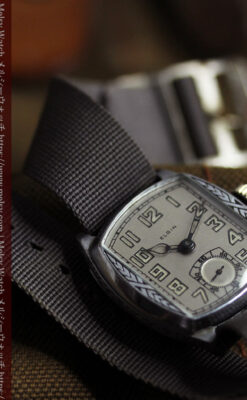 昭和初期 趣きあるエルジンのアンティーク腕時計 【1930年頃】-W1571-5