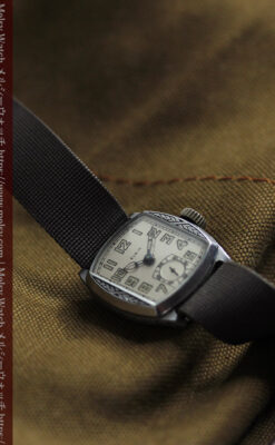 昭和初期 趣きあるエルジンのアンティーク腕時計 【1930年頃】-W1571-6