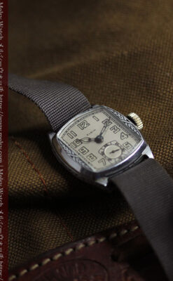 昭和初期 趣きあるエルジンのアンティーク腕時計 【1930年頃】-W1571-8