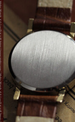 ハンプデンのアンティーク腕時計 希少な茶と金色 【1910年頃】-W1572-14