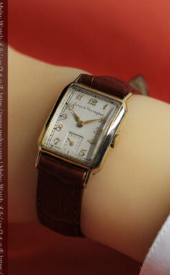 ジラールペルゴのレトロな雰囲気のアンティーク腕時計 【1940年頃】-W1573-13