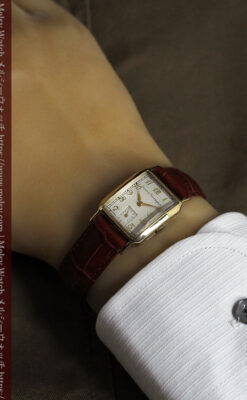 ジラールペルゴのレトロな雰囲気のアンティーク腕時計 【1940年頃】-W1573-16