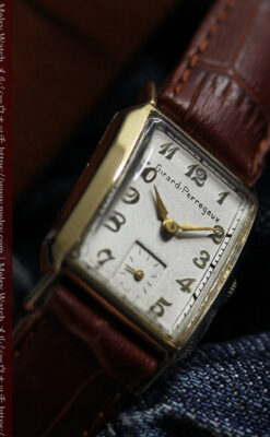 ジラールペルゴのレトロな雰囲気のアンティーク腕時計 【1940年頃】-W1573-6