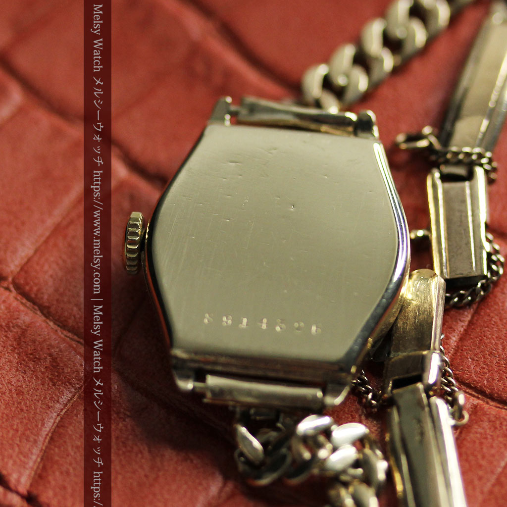 高級メーカー ゼニスの金色レトロな女性用腕時計 【1950年頃】