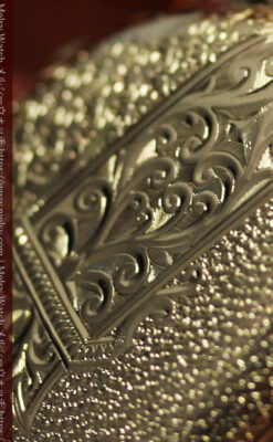 上品な顔とダイヤが映える エルジンの金無垢アンティーク懐中時計 【1895年頃】-P2333-16