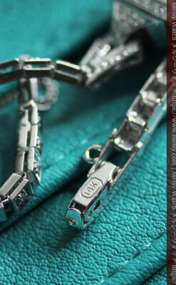 ロンジン 14金バンドと48石ダイヤモンド輝く宝飾腕時計 【1945年製】-W1575-16