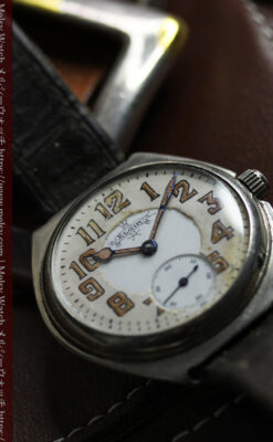 エルジン 歴史伝える味のある大型アンティーク腕時計 【1890年頃】-W1576-1