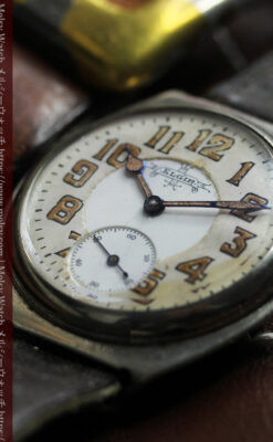 エルジン 歴史伝える味のある大型アンティーク腕時計 【1890年頃】-W1576-13