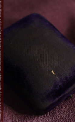 ハート&ダイヤモンド ウォルサムの金無垢アンティーク懐中時計 【1900年頃】箱付き-P2336-23