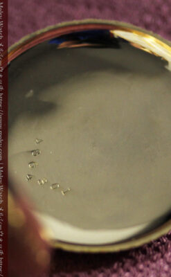 ハート&ダイヤモンド ウォルサムの金無垢アンティーク懐中時計 【1900年頃】箱付き-P2336-25