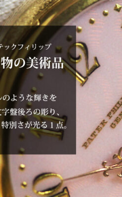 華麗な文字盤が光るパテックフィリップの18金無垢アンティーク懐中時計 【1920年頃】-P2337-0