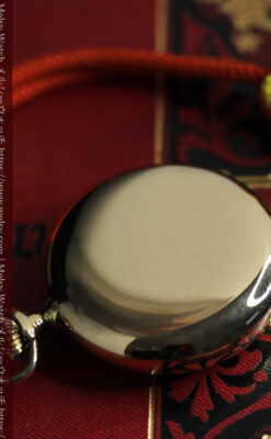 華麗な文字盤が光るパテックフィリップの18金無垢アンティーク懐中時計 【1920年頃】-P2337-13