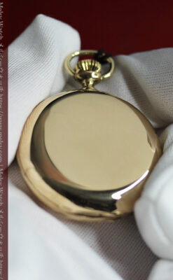 華麗な文字盤が光るパテックフィリップの18金無垢アンティーク懐中時計 【1920年頃】-P2337-16