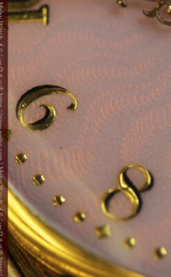 華麗な文字盤が光るパテックフィリップの18金無垢アンティーク懐中時計 【1920年頃】-P2337-18