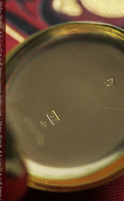 華麗な文字盤が光るパテックフィリップの18金無垢アンティーク懐中時計 【1920年頃】-P2337-24