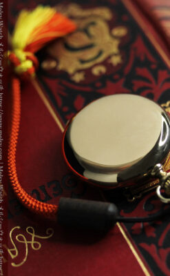 華麗な文字盤が光るパテックフィリップの18金無垢アンティーク懐中時計 【1920年頃】-P2337-8