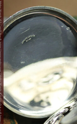 ティファニー 8日巻きの大型アンティーク携行時計 【1920年頃】ケース付き-P2338-16