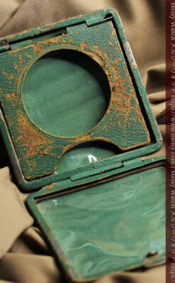 ティファニー 8日巻きの大型アンティーク携行時計 【1920年頃】ケース付き-P2338-18