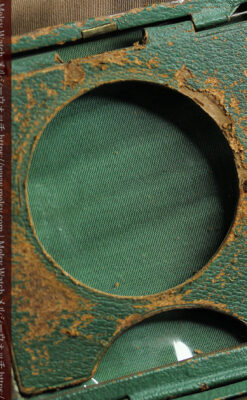 ティファニー 8日巻きの大型アンティーク携行時計 【1920年頃】ケース付き-P2338-20