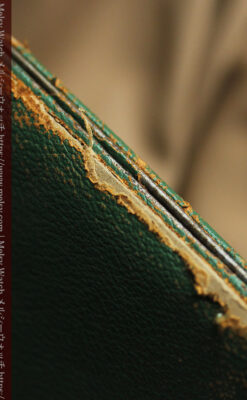 ティファニー 8日巻きの大型アンティーク携行時計 【1920年頃】ケース付き-P2338-23