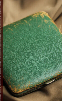 ティファニー 8日巻きの大型アンティーク携行時計 【1920年頃】ケース付き-P2338-25