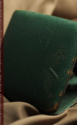 ティファニー 8日巻きの大型アンティーク携行時計 【1920年頃】ケース付き-P2338-7