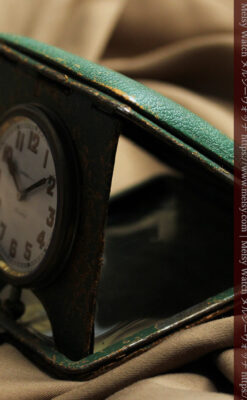 ティファニー 8日巻きの大型アンティーク携行時計 【1920年頃】ケース付き-P2338-8