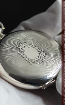 オメガの風格ある重厚な銀無垢アンティーク懐中時計 【1915年頃】-P2339-17