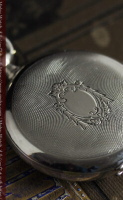 オメガの風格ある重厚な銀無垢アンティーク懐中時計 【1915年頃】-P2339-7
