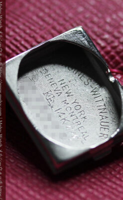 総金無垢ロンジンの女性用アンティーク腕時計 ダイヤモンド50石 【1960年頃】-W1580-21