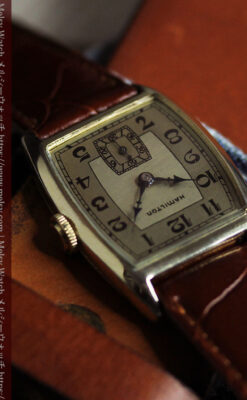 ハミルトンの丸みのある樽型アンティーク腕時計 【1936年製】-W1581-8