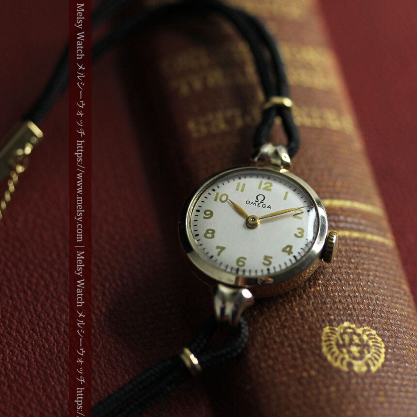 オメガのレトロ感が楽しい女性用腕時計 【1949年頃】-W1583-1