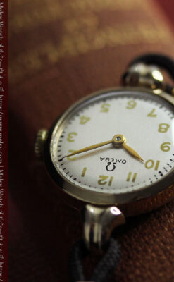 オメガのレトロ感が楽しい女性用腕時計 【1949年頃】-W1583-10