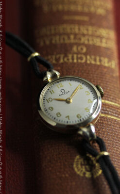 オメガのレトロ感が楽しい女性用腕時計 【1949年頃】-W1583-6