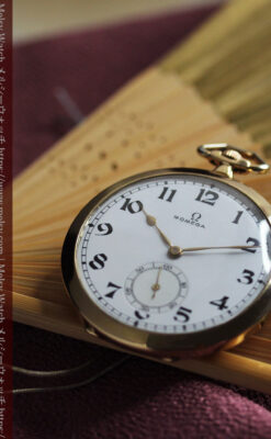 大正浪漫の響きが似合うオメガのアンティーク懐中時計 【1925年頃】-P2340-1