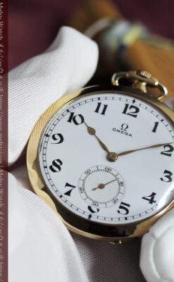 大正浪漫の響きが似合うオメガのアンティーク懐中時計 【1925年頃】-P2340-11