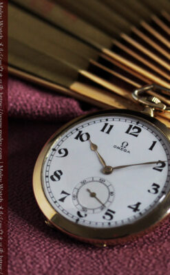大正浪漫の響きが似合うオメガのアンティーク懐中時計 【1925年頃】-P2340-5